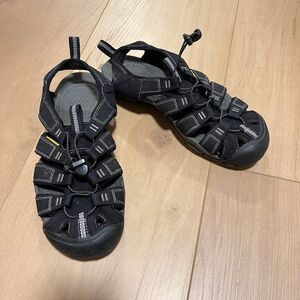 KEEN Mens Clearwater CNX Sandals SZ 7 Black Contour Arch Waterproof Beach Sport